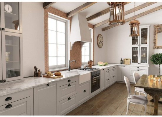 Zlew ceramiczny farmerski DEANTE Sabor ZCB 610K biały połsyk