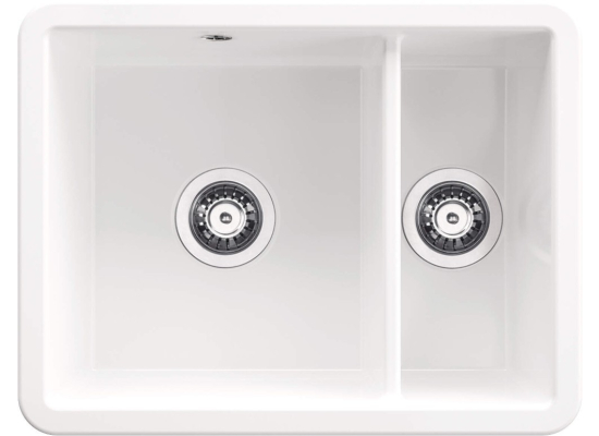 Zlew ceramiczny DEANTE Lumi ZCU 6503 biały połsyk