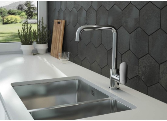 Zlew DEANTE Egeria ZPE 050C stal szczotkowana INOX