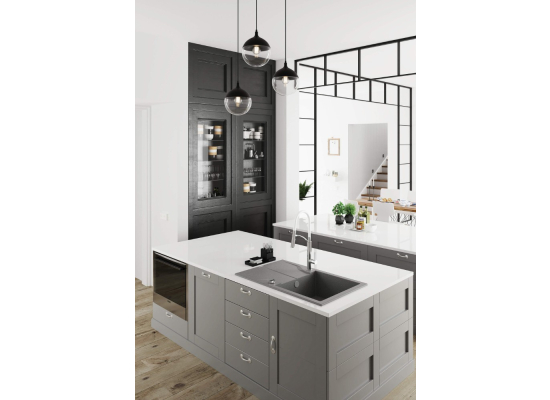 Zlew DEANTE Andante Flush ZQN N11F nero
