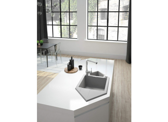 Zlew DEANTE Hexon ZQP A653 alabaster
