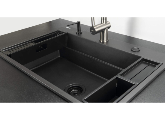 Zlew DEANTE Magnetic ZRM N10B nero