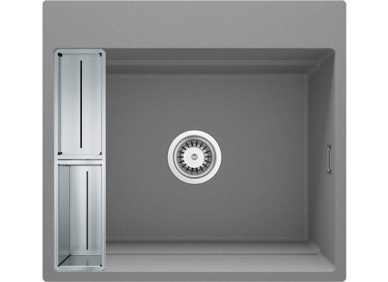 Zlew DEANTE Magnetic ZRM S10A szary metalik