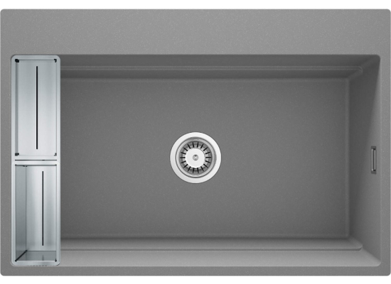 Zlew DEANTE Magnetic ZRM S10B szary metalik