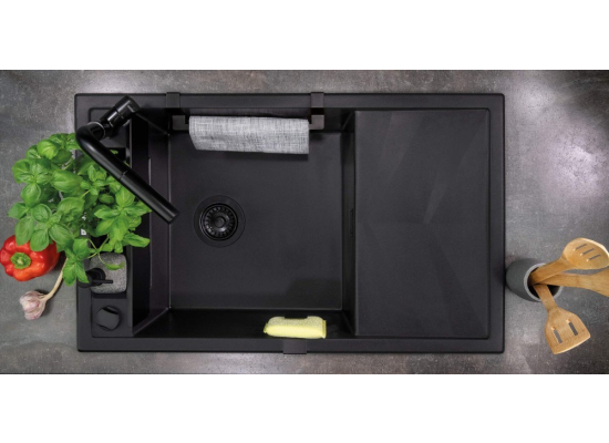 Zlew DEANTE Magnetic ZRM S11A szary metalik