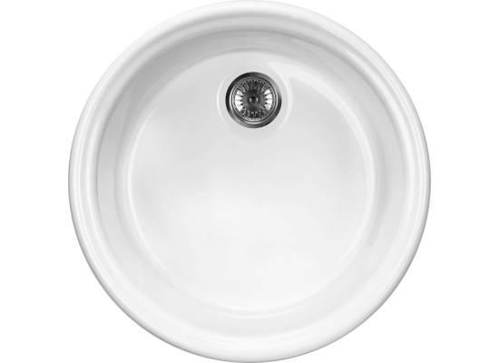 Zlew ceramiczny DEANTE Lusitano ZCL 680N biały połsyk