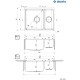 Zlew DEANTE Egeria ZPE 050C stal szczotkowana INOX