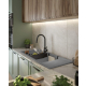 Zlew DEANTE Magnetic ZRM S213 szary metalik