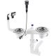 DEANTE ZXY_9983 Syfon do zlewozmywaka granitowego 1.5- i 2-komorowego - Space-Saver
