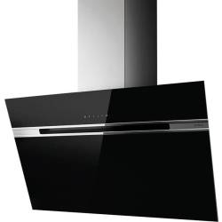 _kupon RABAT %_|_wysyłka 24H*_| Okap przyścienny ELICA STRIPE @ BL/A/90 czarne szkło | 757 m3/h (PRF0100991D)