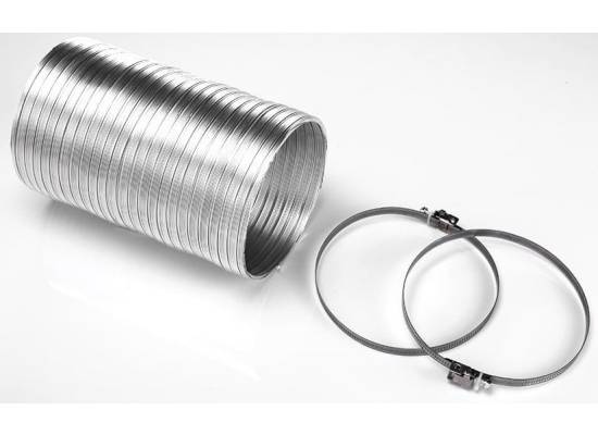Rura ELICA okrągła elastyczna Ø125x750 mm + opaski zaciskowe (KIT0094727)