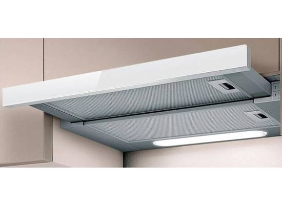 _kupon RABAT %_| Okap teleskopowy ELICA ELITE 14 LUX GRVTWH/A/90 szary + białe szkło | 304 m3/h (PRF0116530B)