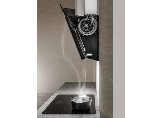 _kupon RABAT %_| Okap przyścienny ELICA MAJESTIC NO DRIP BL/A/90 czarne szkło | 600 m3/h (PRF0147732)