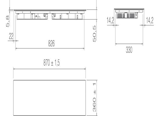 _wysyłka 24H*_| Płyta indukcyjna ELICA RATIO 874 SLIM BL (PRF0183917) | 7 lat GWARANCJI |