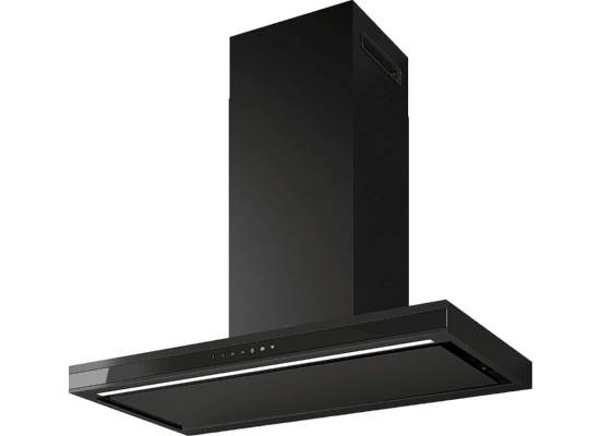 _kupon RABAT %_| Okap przyścienny ELICA ELEMENT @ BLMAT/A/90 czarny mat + czarne szkło | 620 m3/h (PRF0194415)