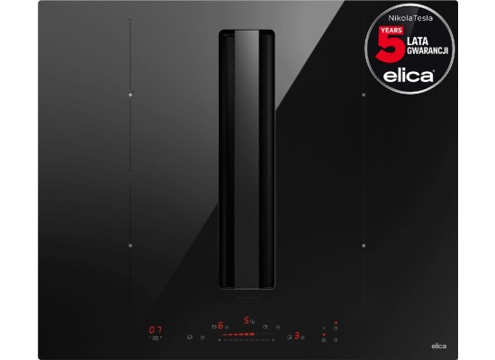_kupon RABAT %_| Płyta indukcyjna z okapem ELICA NIKOLATESLA ALPHA B BL/A/60 czarny (PRF0193270) | 5 lat GWARANCJI |