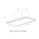 _kupon RABAT %_| Okap sufitowy ELICA HILIGHT-X WH/A/100 H30 biały (30 cm wysokość) | 770 m3/h (PRF0173444A)