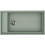 Zlew ELLECI DIALOGO 360 sage green (K82) KERATEK (LKD36082BKM) *** zamów wycięcie otworów GRATIS ***