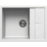 Zlew ELLECI UNICO 125 bianco (G68) GRANITEK (LGU12568) *** zamów wycięcie otworów GRATIS ***