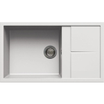 Zlew ELLECI UNICO 410 bianco (G68) GRANITEK (LGU41068) *** zamów wycięcie otworów GRATIS ***