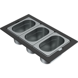 Zestaw ELLECI Gourmet 1/9 STAL do SINTESI 105 i 130 (KF013100IN)