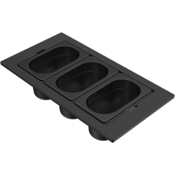 Zestaw ELLECI Gourmet 1/9 CZARNY do DIALOGO (KF023100BK)