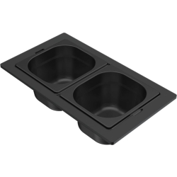 Zestaw ELLECI Gourmet 1/6 CZARNY do BEST (KF032100BK)