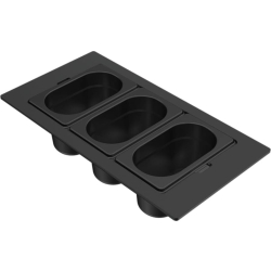 Zestaw ELLECI Gourmet 1/9 CZARNY do QUADRA i ZEN (KF043100BK)