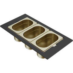 Zestaw ELLECI Gourmet 1/9 ZŁOTY do QUADRA i ZEN (KF043100GD)