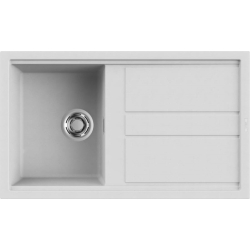 Zlew ELLECI BEST 400 bianco (G68) GRANITEK (LGB40068) *** zamów wycięcie otworów GRATIS ***