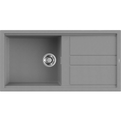 Zlew ELLECI BEST 480 cemento (G48) GRANITEK (LGB48048) *** zamów wycięcie otworów GRATIS ***