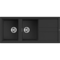 Zlew ELLECI BEST 500 nero (G40) GRANITEK (LGB50040) *** zamów wycięcie otworów GRATIS ***