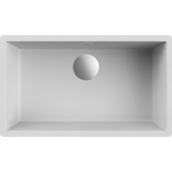 Zlew ELLECI DYNAMO 130 bianco (G68) GRANITEK (LGZ13068FIXCI)
