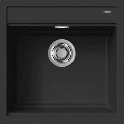 Zlew ELLECI BEST 104 black (K86) KERATEK (LKB10486) *** zamów wycięcie otworów GRATIS ***