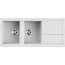 Zlew ELLECI BEST 500 white (K96) KERATEK (LKB50096) *** zamów wycięcie otworów GRATIS ***