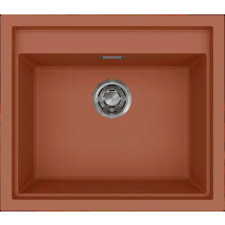 Zlew ELLECI SINTESI 105 clay (K83) KERATEK (LKS10583) *** zamów wycięcie otworów GRATIS ***