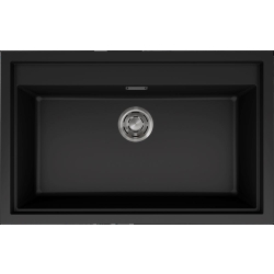 Zlew ELLECI SINTESI 130 black (K86) KERATEK (LKS13086) *** zamów wycięcie otworów GRATIS ***