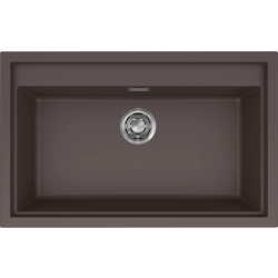 Zlew ELLECI SINTESI 105 cocoa (K87) KERATEK (LKS10587) *** zamów wycięcie otworów GRATIS *** (LKS10587) *** zamów wycięcie otworów GRATIS ***