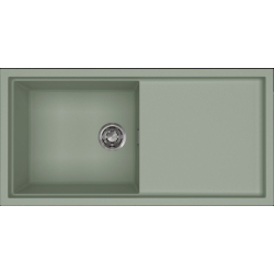 Zlew ELLECI SINTESI 480 sage green (K82) KERATEK (LKS48082) *** zamów wycięcie otworów GRATIS ***