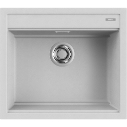 Zlew ELLECI BEST 105 aluminium (M79) METALTEK (LMB10579) *** zamów wycięcie otworów GRATIS ***