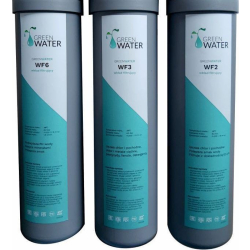 Zestaw wkładów filtrujących GREEN WATER ZWF1 do systemu AQUAPURA MINERALE | 3 szt