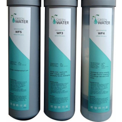Zestaw wkładów filtrujących GREEN WATER ZWF2 do systemu AQUAPURA MACCHIATO | 3 szt