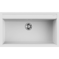 Zlew ELLECI BEST 360 white (K96) KERATEK (LKB36096) *** zamów wycięcie otworów GRATIS ***