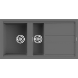 Zlew ELLECI BEST 475 dark grey (K99) KERATEK (LKB47599) *** zamów wycięcie otworów GRATIS ***