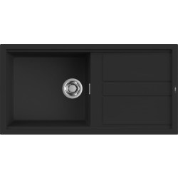 Zlew ELLECI BEST 480 black (K86) KERATEK (LKB48086) *** zamów wycięcie otworów GRATIS ***