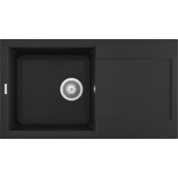 Zlew ELLECI EASY 290 nero (G40) GRANITEK (LGY29040) *** zamów wycięcie otworów GRATIS ***
