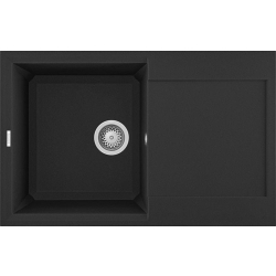 Zlew ELLECI EASY 300 nero (G40) GRANITEK (LGY30040) *** zamów wycięcie otworów GRATIS ***