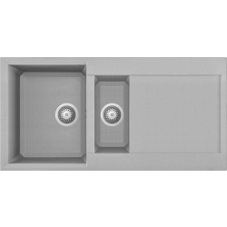 Zlew ELLECI EASY 475 aluminium (M79) METALTEK (LMY47579) *** zamów wycięcie otworów GRATIS ***