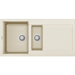 Zlew ELLECI EASY 475 bianco antico (G62) GRANITEK (LGY47562) *** zamów wycięcie otworów GRATIS ***