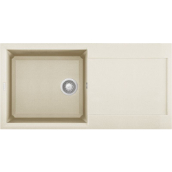 Zlew ELLECI EASY 480 bianco antico (G62) GRANITEK (LGY48062) *** zamów wycięcie otworów GRATIS ***